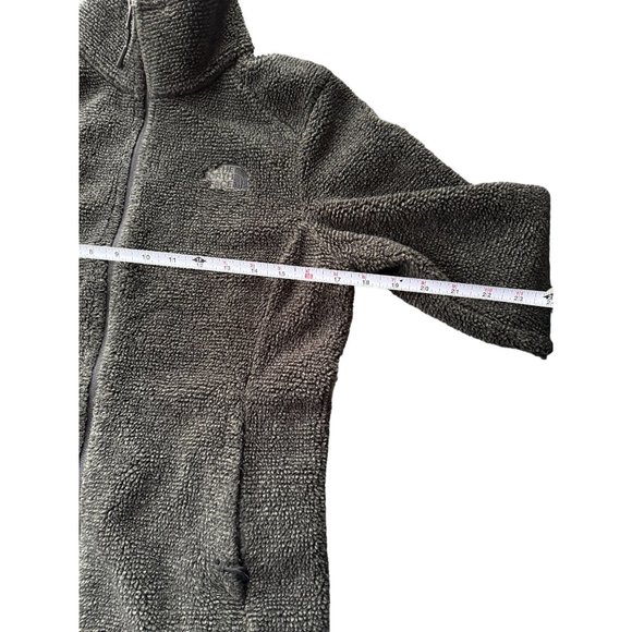 THE NORTH FACE FULL ZIP FLEECE JACKET WOMAN'S SMALL DARK GRAY | F2 - Picture 5 of 8